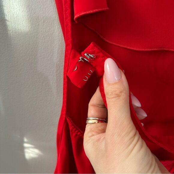 Anna October Yelena Red Maxi Dress - Picture 3 of 7